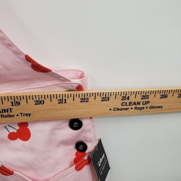 Disney Hot Topic Her Universe Minnie Mouse Cherry Overalls Women Plus Size 3 NWT - Picture 16 of 16